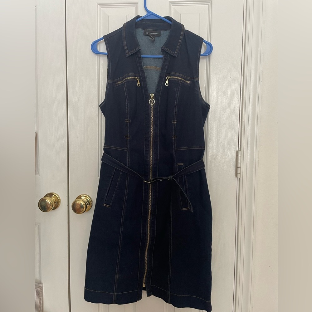 INC International Concepts dark denim jean drees